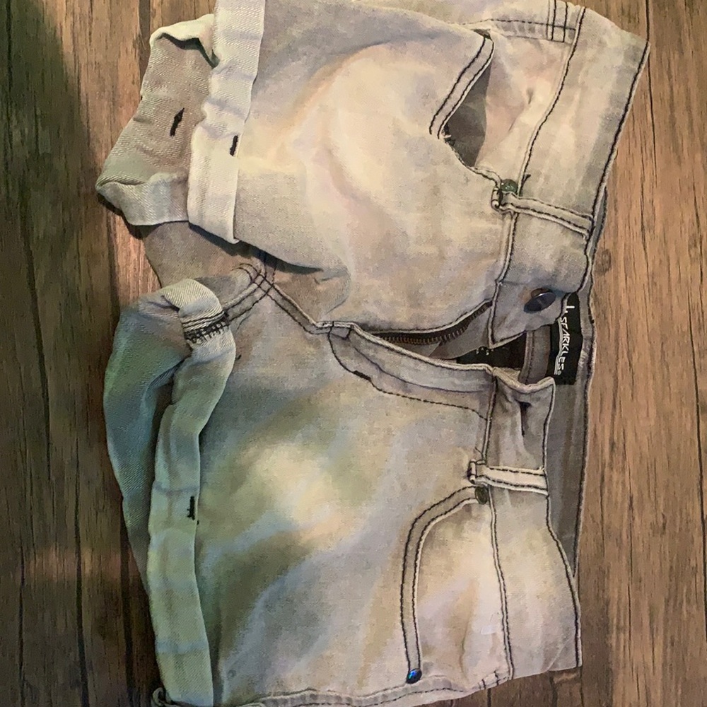 Grey shorts there snug! Great for summer!